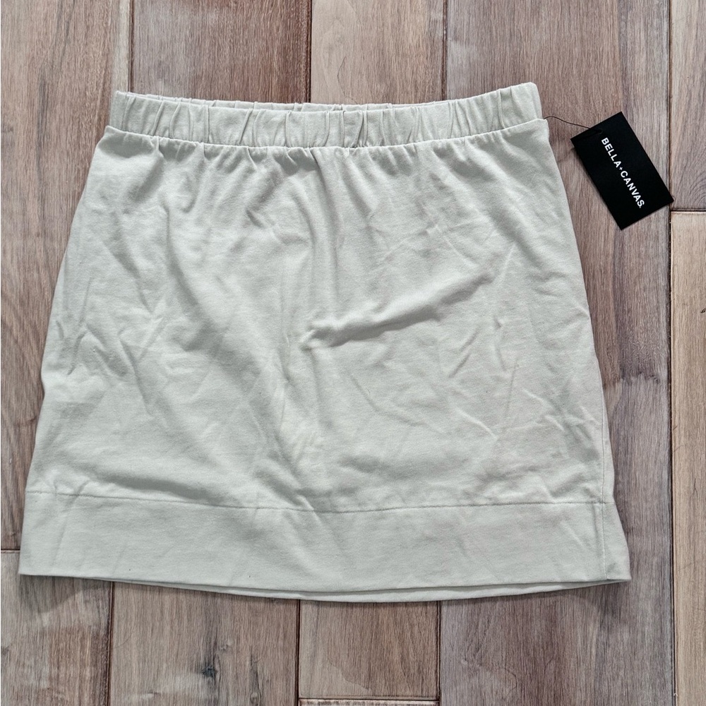 Bella Canvas Green Mini Skirt Casual Resort Wear